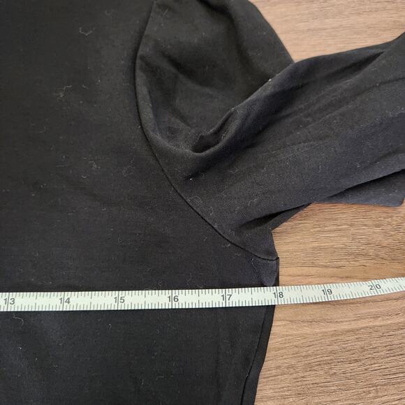 Carolina Herrera CH Back Tie Mock Neck Top M Quiet Luxury Office Designer Chic - Picture 7 of 8